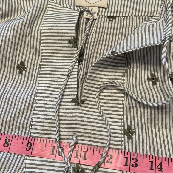 ♥️ 3 For $24 ♥️ St John’s Bay Women’s Pullover 3/4 Sleeve Blouse Medium GUC - Picture 7 of 8